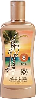 Panama Jack Sunscreen Tanning Lotion - SPF 8, PABA, Paraben, Gluten & Cruelty Free, Antioxidant Moisturizing Formula, Water Resistant (80 Minutes), 6 FL OZ
