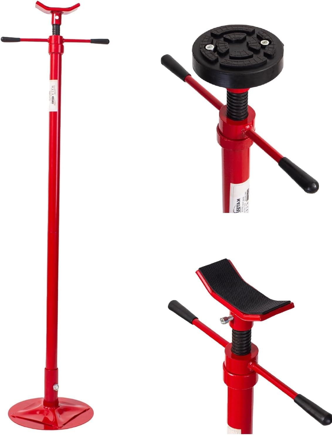 KATSU Under Hoist Stand 0.5 Ton 1000 lbs Under Vehicle Car Support Tool Automotive Exhaust Support Stabilizer Engine Lift Stands Up to 1900 mm 161235