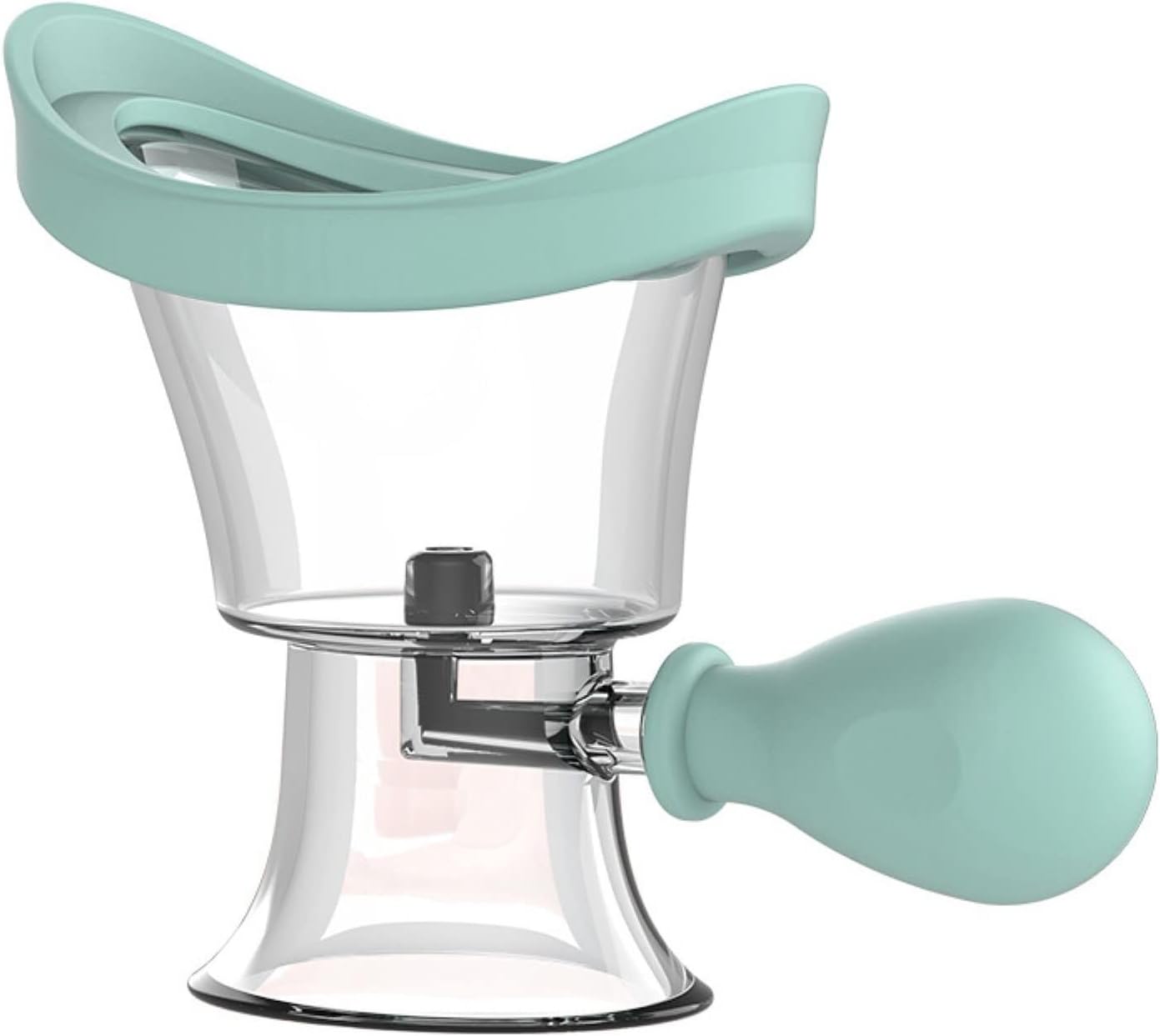 AITIME Eye Wash Cup, Portable Reusable Eye Cups for Eye Wash, Eye Rinse Cup and Contact Lens Case Kit, Silicon Manual Air Pressure Eye Washer Cup Tool(Blue)