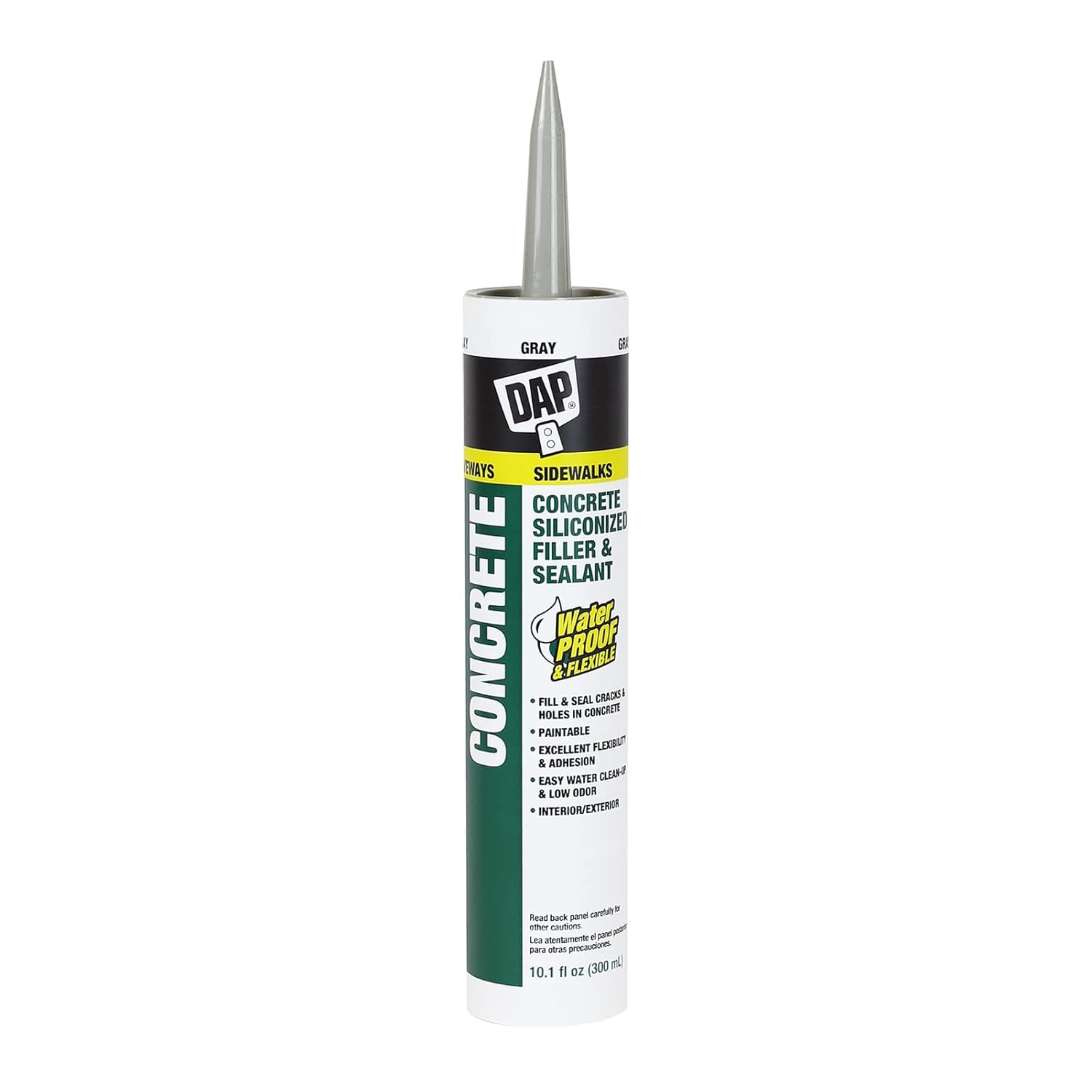 DAP Concrete and Mortar Filler and Sealant, Gray, 10.1 Oz (7079818096)