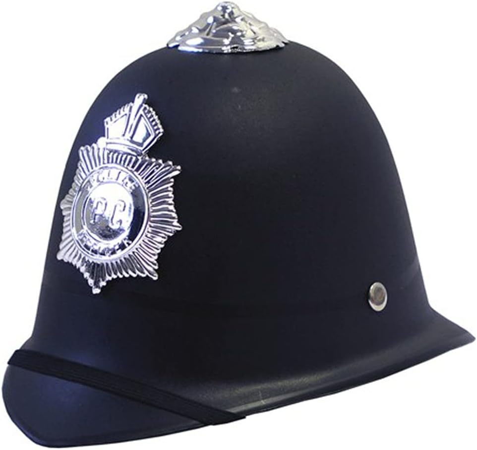 PETERKIN CLASSICS | Police Bobby Helmet | Children’s police helmet for dress-up and roleplay | Fancy Dress, Book Day, Dress-Up | Roleplay Toys | Children’s Costumes & Accessories | Ages 3+