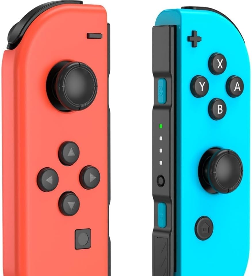 Wireless Controller for Swich,Replacement L/R Switch controllers Compatible with Switch/Lite/OLED, Support Motion Control/Wake-up/Dual Vibration