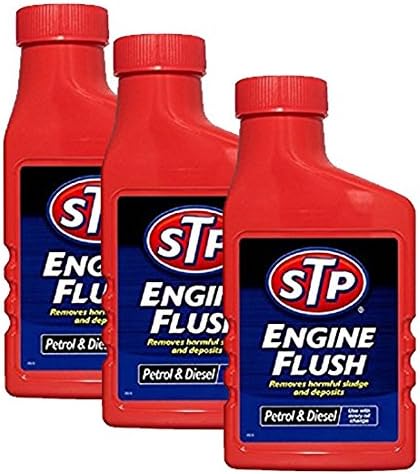 3 x STP Engine Flush 450ml - for Petrol and Diesel Engines