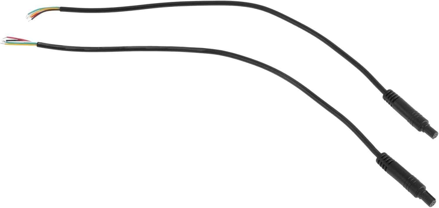 HEROFFIX for Monitor and Backup Reverse Rear View Parking Camera Video Cable Extension Backup Camera 5Pin Female Video Cable 0.3m/0.98ft Black Plastic,Metal