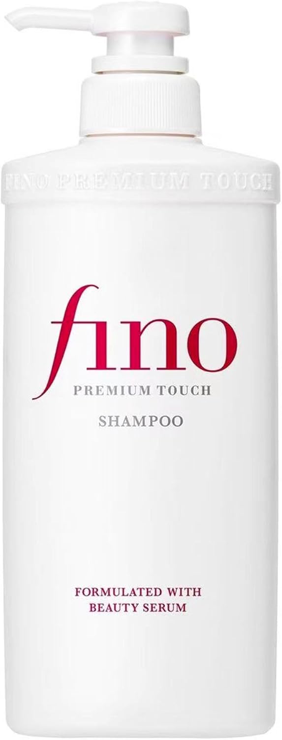 Shiseido Fino Premium Touch Shampoo - Formulated with Beauty Serum, 550ml
