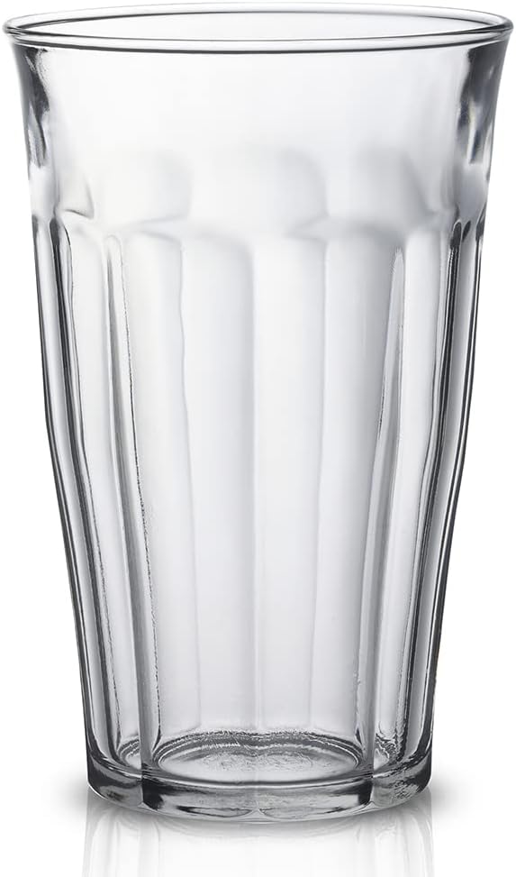 Duralex 1030AB06/6 Picardie Water Glass without Filling Mark, 500ml, Pack of 6