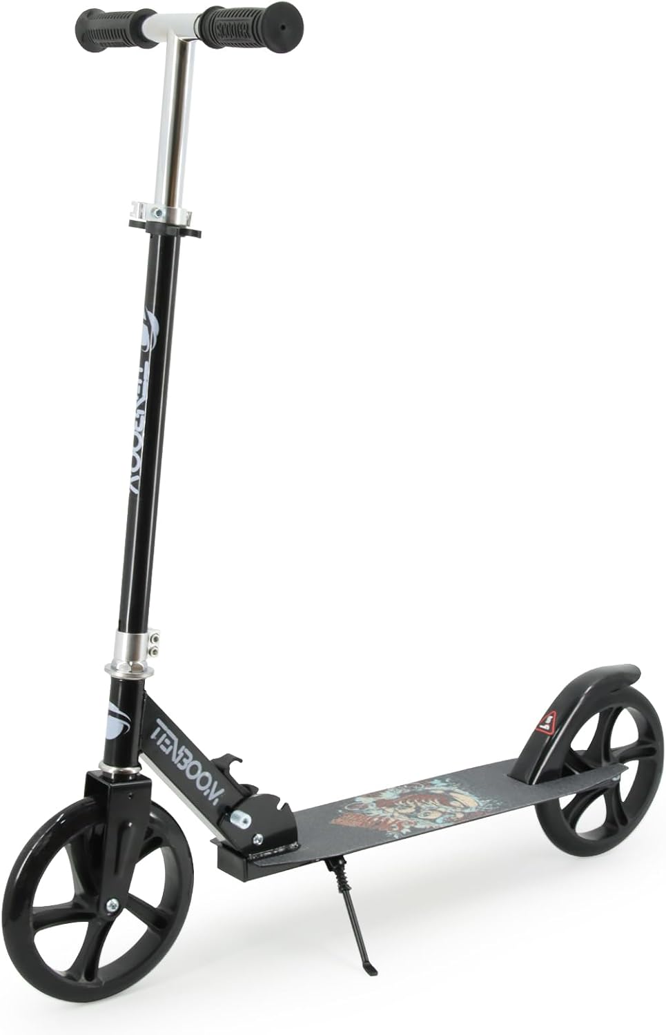 TENBOOM Easy Foldable Scooter for Kids Ages 8-12, scooters for Teens, Adult scooter, City Push Kick Scooter with Large 200MM Wheels for Teens and Adults