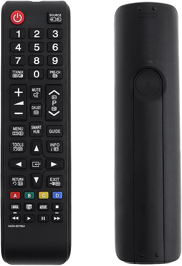 OriGlam AA59-00786A AA5900786A Replacement Remote Control, Remote Control for Samsung Smart TV - LCD LED HDTV 3D Smart TVs Models