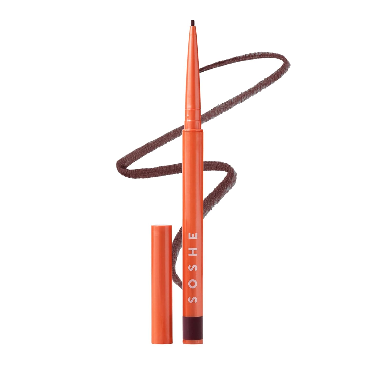 SOSHE Beauty - Waterproof Precision Eyeliner | 1.5mm Smudge-Proof Gel Liner | Easy Refills | Cruelty-Free, Certified Plastic Negative (Nights in Bordeaux - Deep Plum)