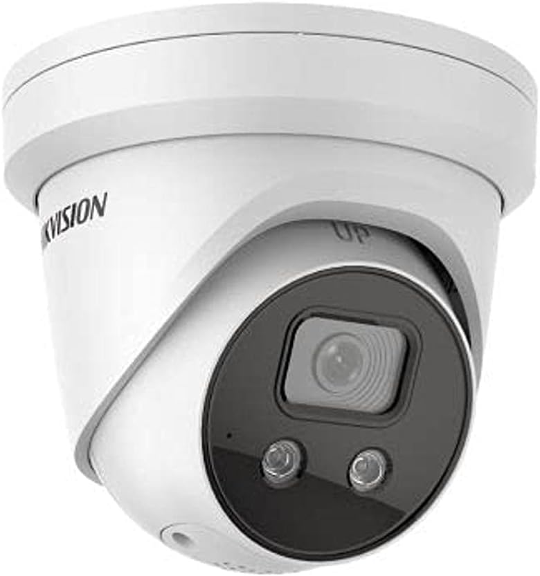 Hikvision DS-2CD2386G2-ISU/SL (2.8 mm) (C) Turret Surveillance Camera with 8 Megapixels, up to 30 m Lighting, Professional Surveillance Camera, Acusense Camera with False Alarm Filter, Pack of 1