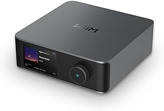 WiiM Ultra Music Streamer & Digital Preamp | 3.5" Touchscreen, Compatible with Chromecast & Alexa, Stream Spotify, Amazon Music, Tidal & More | HDMI ARC, Phono Input & Headphone Output | Space Gray