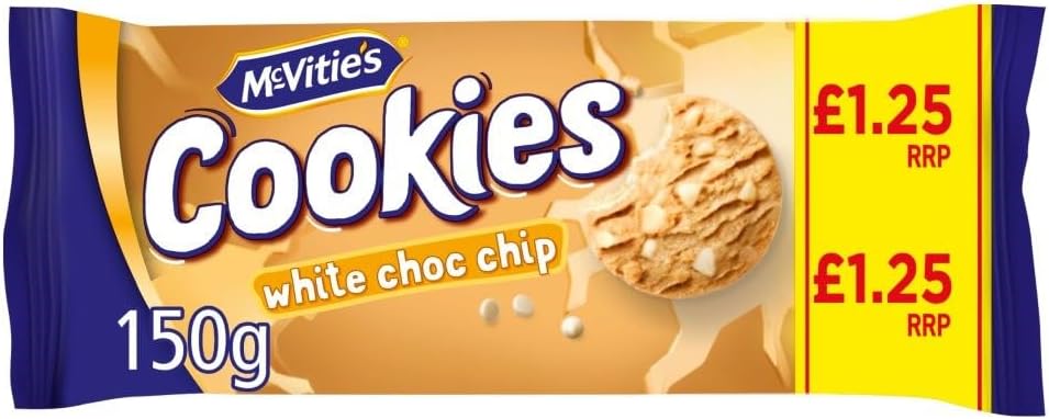 McVitie's Cookies The Chunky One White Chocolate Chip 150g - Pack of 12