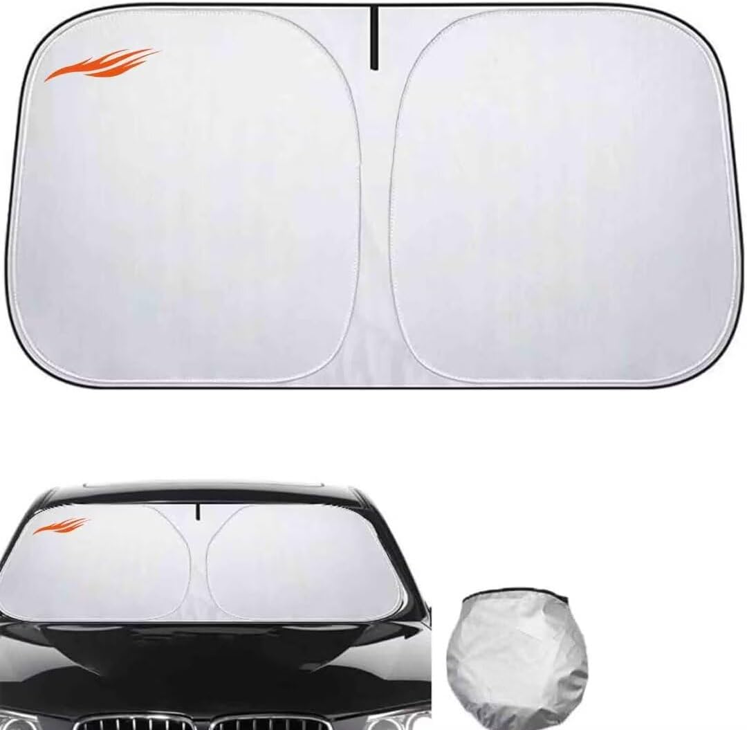windscreen sun shade Compatible with Lincoln Nautilus 2019-,windscreen sunshade,sun visor for car windscreen(silver)