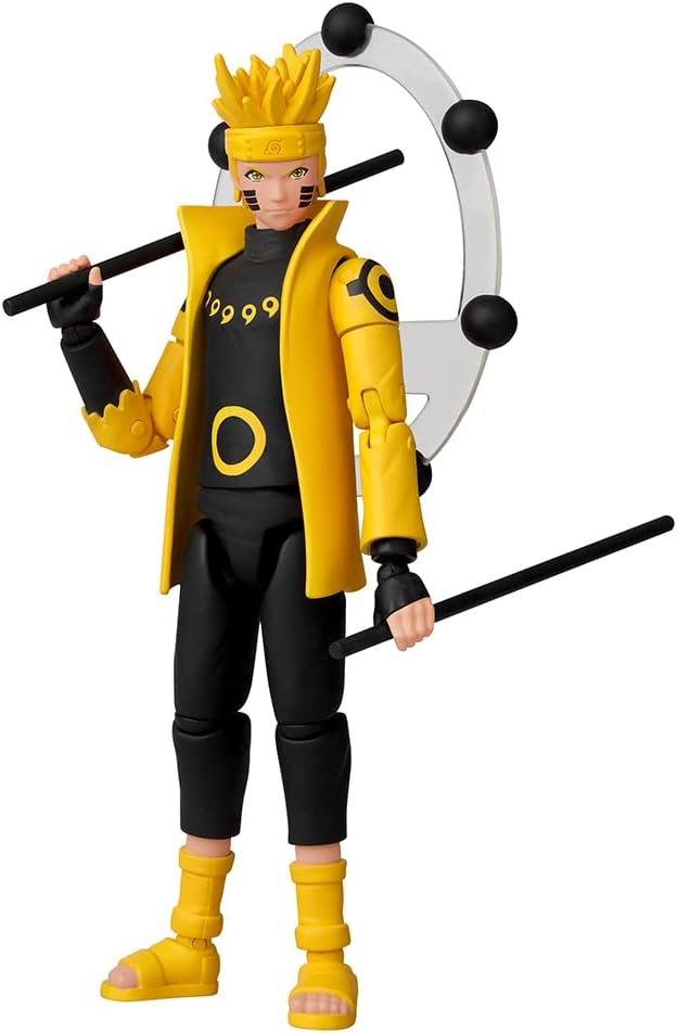 Anime Heroes Naruto Action Figure Naruto Sage Of Six Paths | 17cm Naruto Figure With Extra Hands And Accessories | Naruto Shippuden Anime Figure | Bandai Action Figures For Boys And Girls