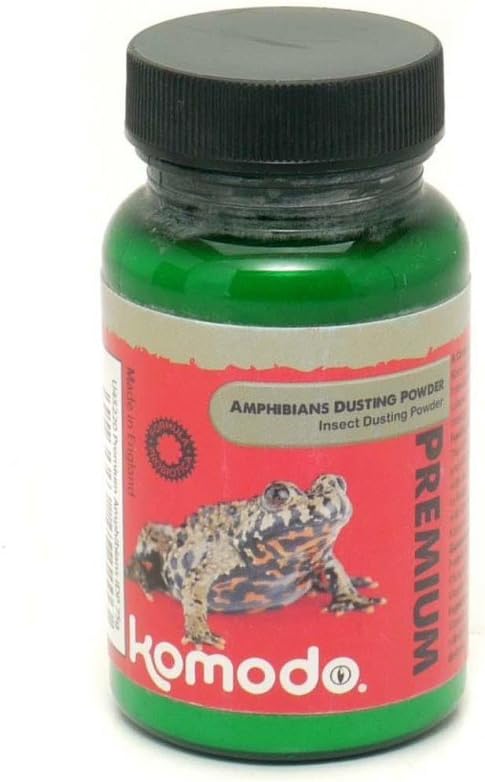 Komodo Premium Livefoods Booster for Amphibians Highly Nutritious with Natural Minerals Vitamins Healthy Non Toxic Pet Food Supplement - 0.09Kgs
