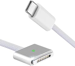 140W Magnetic 3 Cable for MacBook Charging Cable,USB-C to Magnetic 3 Cable,Compatible with MacBook Air 2023/2022 (M2), MacBook Pro 2023 (M3, M2, 14-16 inch), MacBook Pro 2021 (M1, 14-16 inch)6.6FT