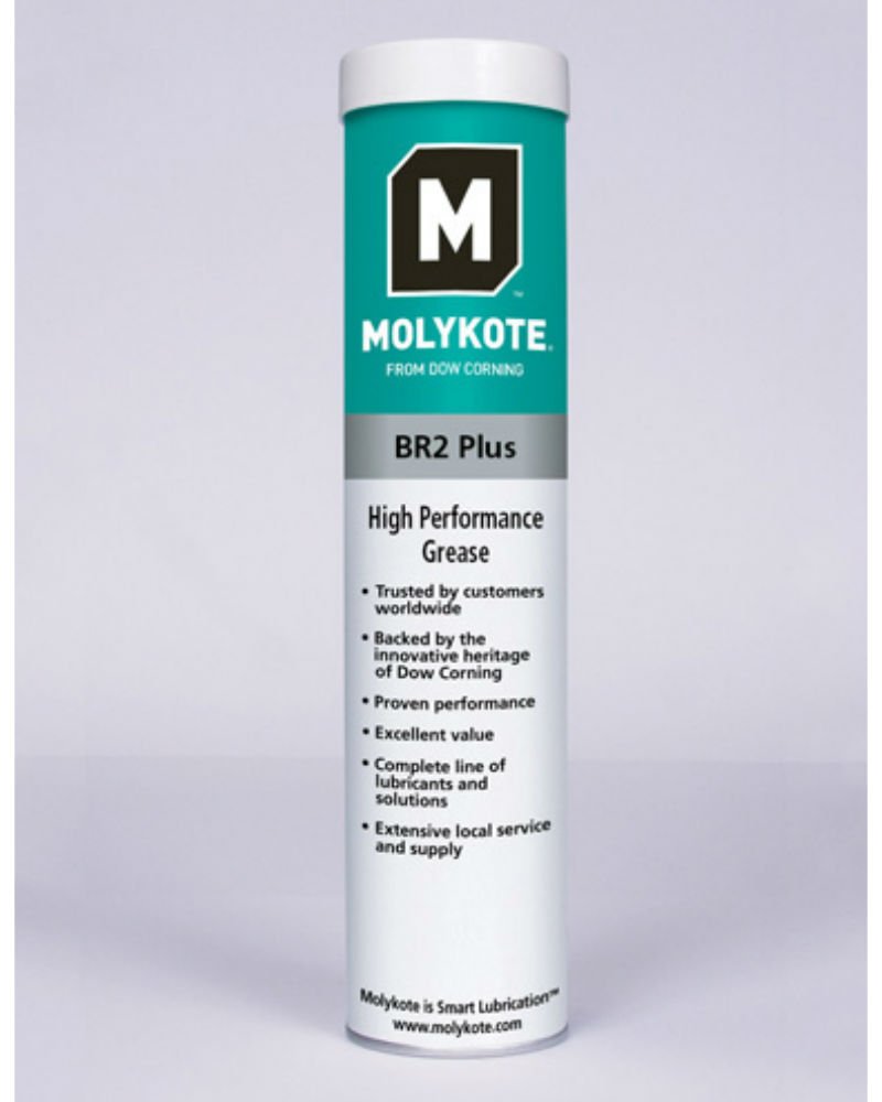 Molykote 4112876 BR-2 Plus High Performance Grease 14.1OZ , Black