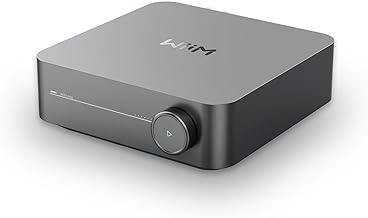 WiiM Amp: Multiroom Streaming Amplifier | Compatible with AirPlay, Chromecast, Alexa | HDMI, Voice Control | Stream from Spotify, Amazon Music, Tidal & More | Space Gray