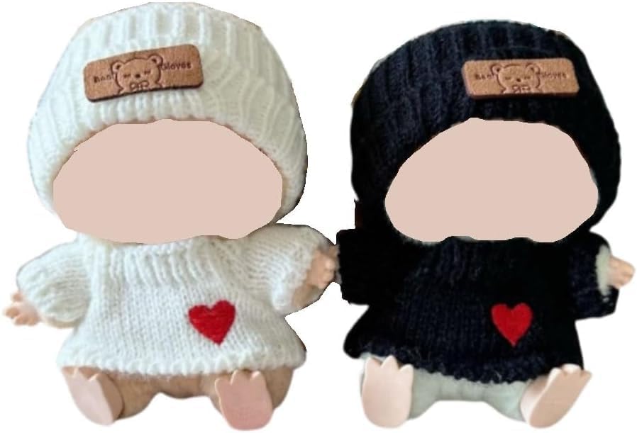 Mini Fantasy Doll Clothes & Accessories Set – Outfits for 17cm Collectible Art Toys, Handcrafted Dress-Up Pack for Creative Play & Display, 2 Set No Doll