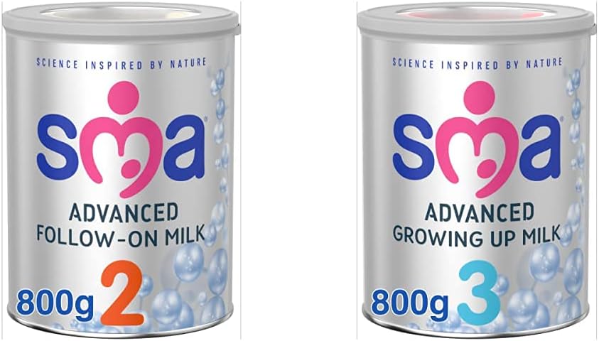 SMA Advanced Follow-on Milk 6 mth+, 800g & Advanced Growing Up Milk 1-3yr, 800g