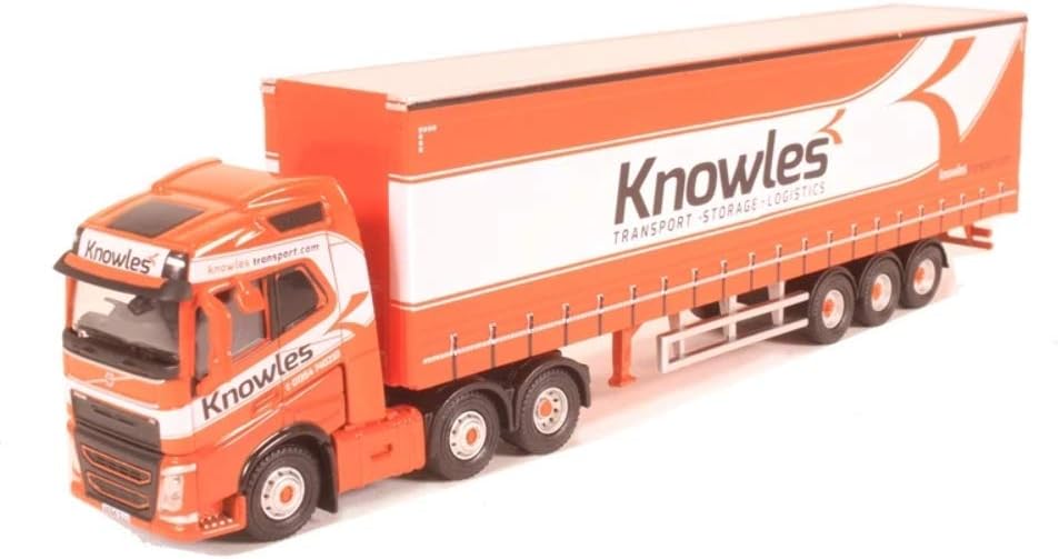 Oxford Diecast 76VOL4003 Volvo FH4 (G) Curtainside Knowles