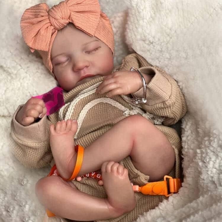 Pinky Reborn Baby Dolls 19 Inch Realistic Newborn Baby Dolls with Clothes and Toy Accessories for Kids