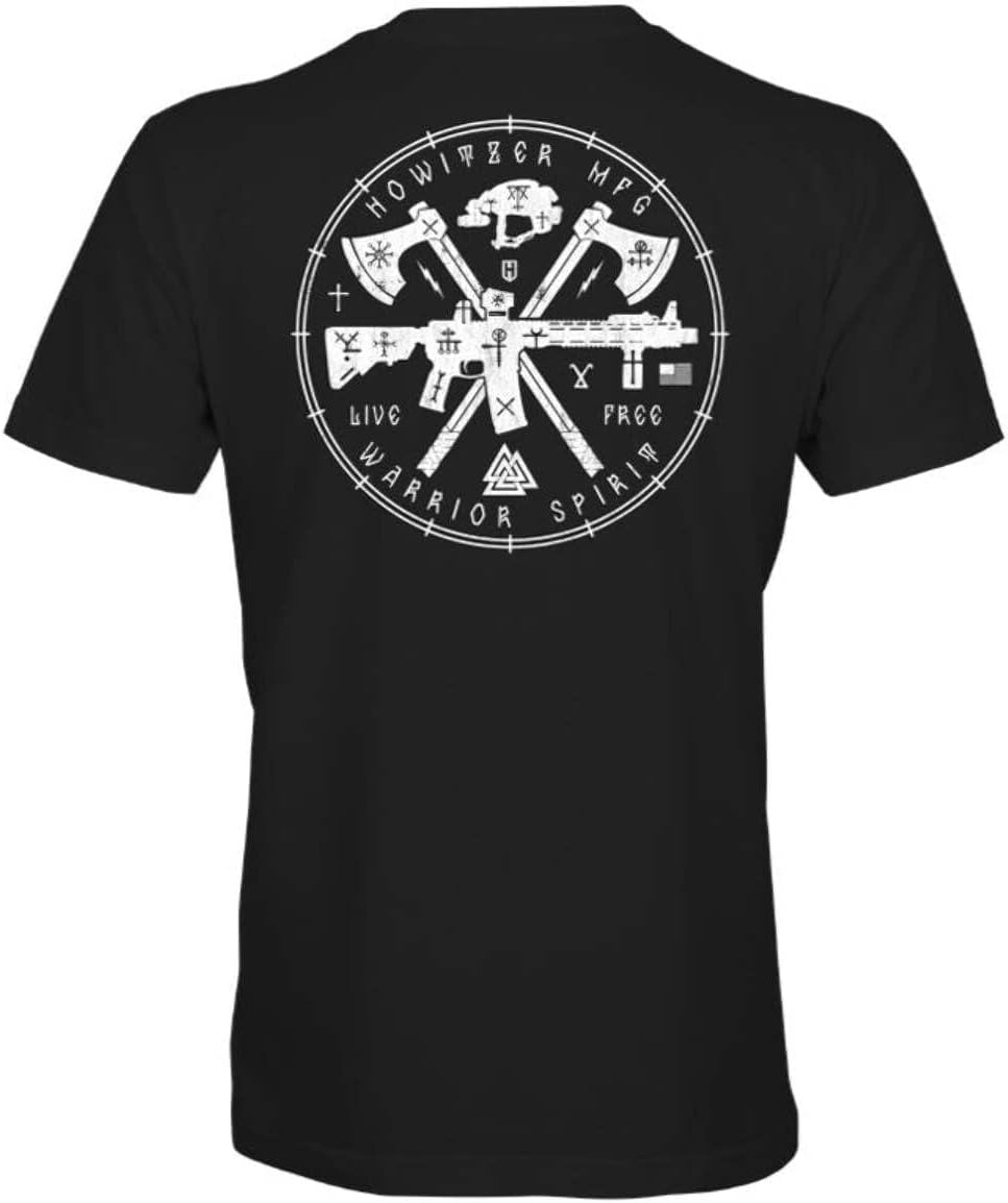 Howitzer Style Men's T-Shirt Warrior Military Grunt MFG