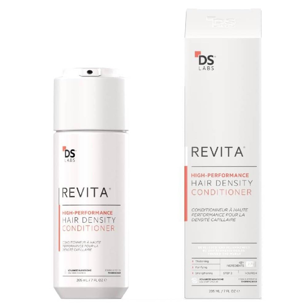 DS Labs Revita Conditioner – High-Performance Hair Density Conditioner, Strengthening, Thickening & Volumizing, Fuller, Healthier-Looking Hair, Sulfate & Silicone Free, For Men & Women, 205mL