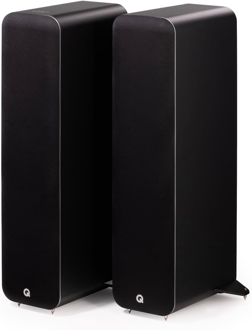 Q Acoustics M40 Bluetooth Powered Floor Standing Speakers HD Wireless Music Home Theatre Surround Sound System Black – Tweeter 0.9”, Mid Bass/Driver 5.0”, Freq. Response 38 Hz – 22 kHz