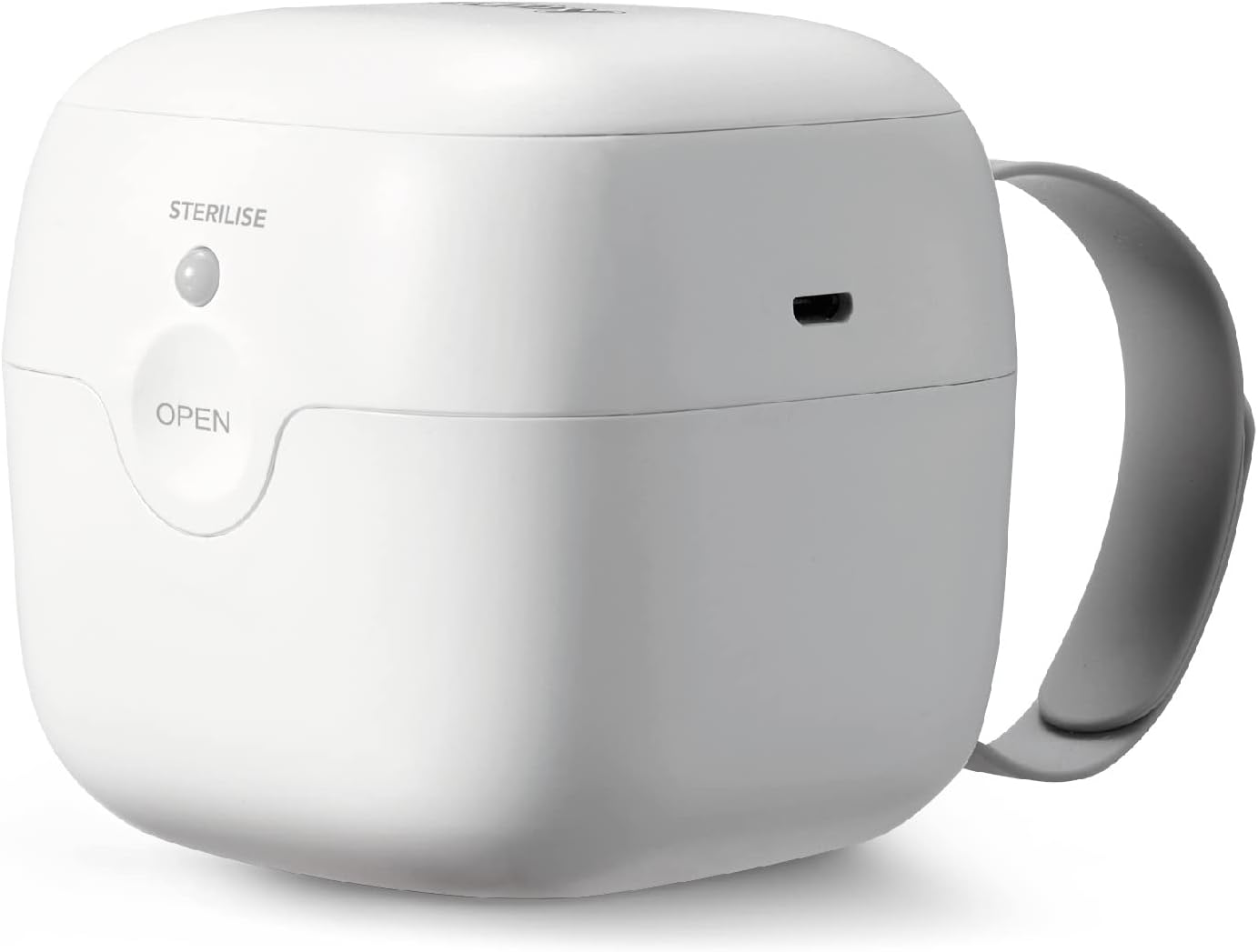 Nuby UV Dummy Steriliser - 1 Minute Sterilising Cycle | Fast and Effective UV Electric Sterilising Solution | Kills 99.9% of Germs | Portable