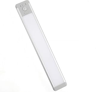 Under Cabinet Lights,40 LED Rechargeable Battery Operated Motion Sensor Light Indoor, Magnetic Dimmable Closet Lights, Wireless Under Counter Lights for Kitchen, Stairs