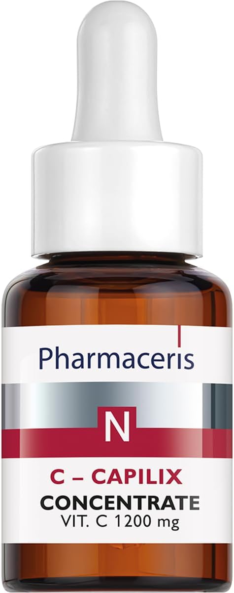 Pharmaceris N C-Capilix, Serum for Vascular Skin, Concentrate with Vitamin C 1200 mg, Prevents Skin Pigmentation, Vitamin E, Anti Aging - 30 ml