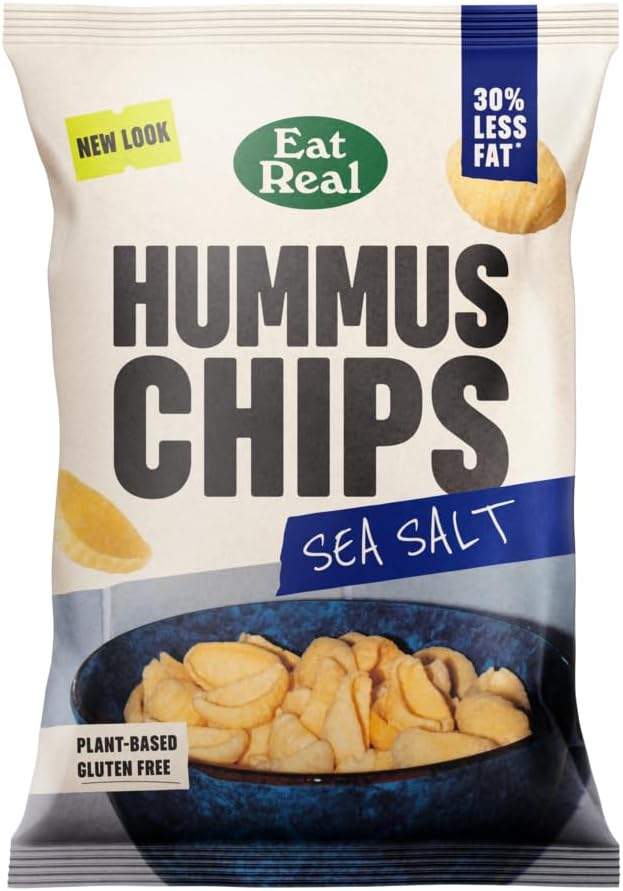 Eat Real Sea Salt Hummus Chips 1 x 110g