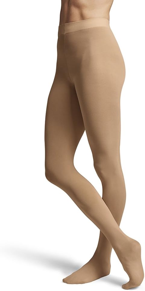 Bloch Girls' Girls Contoursoft Footed Tights Girls contoursoft footed tights (pack of 1)