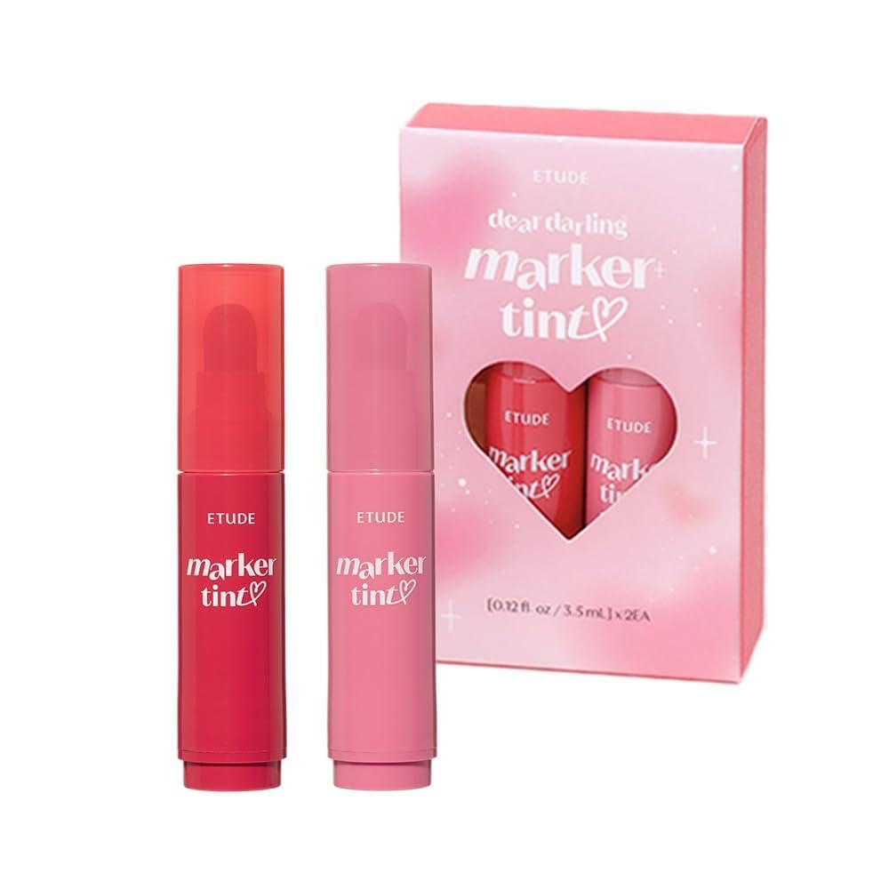 ETUDE Dear Darling Marker Tint, Lip Stain Set