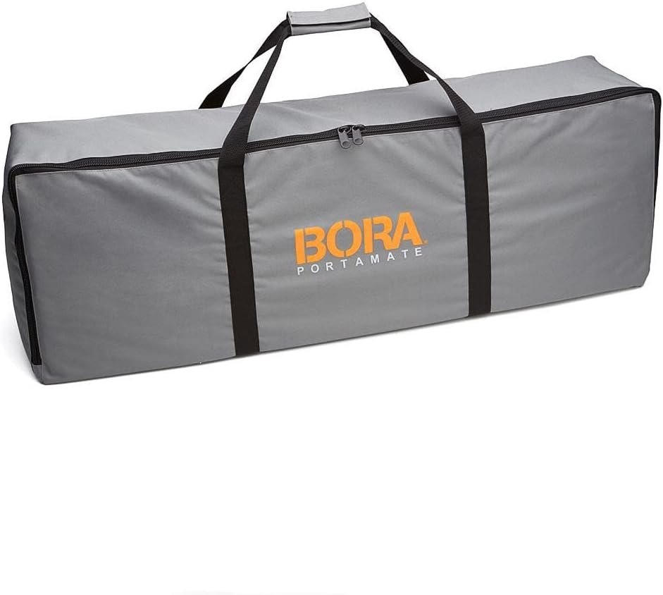 BORA Carry/Storage Bag for 30" Centipede Workstands - Storage for CK9S, CK12S, and CK15S - Made From Rugged Canvas with Heavy-Duty Zipper and Hook and Loop Style Handle - Grey, CC0200