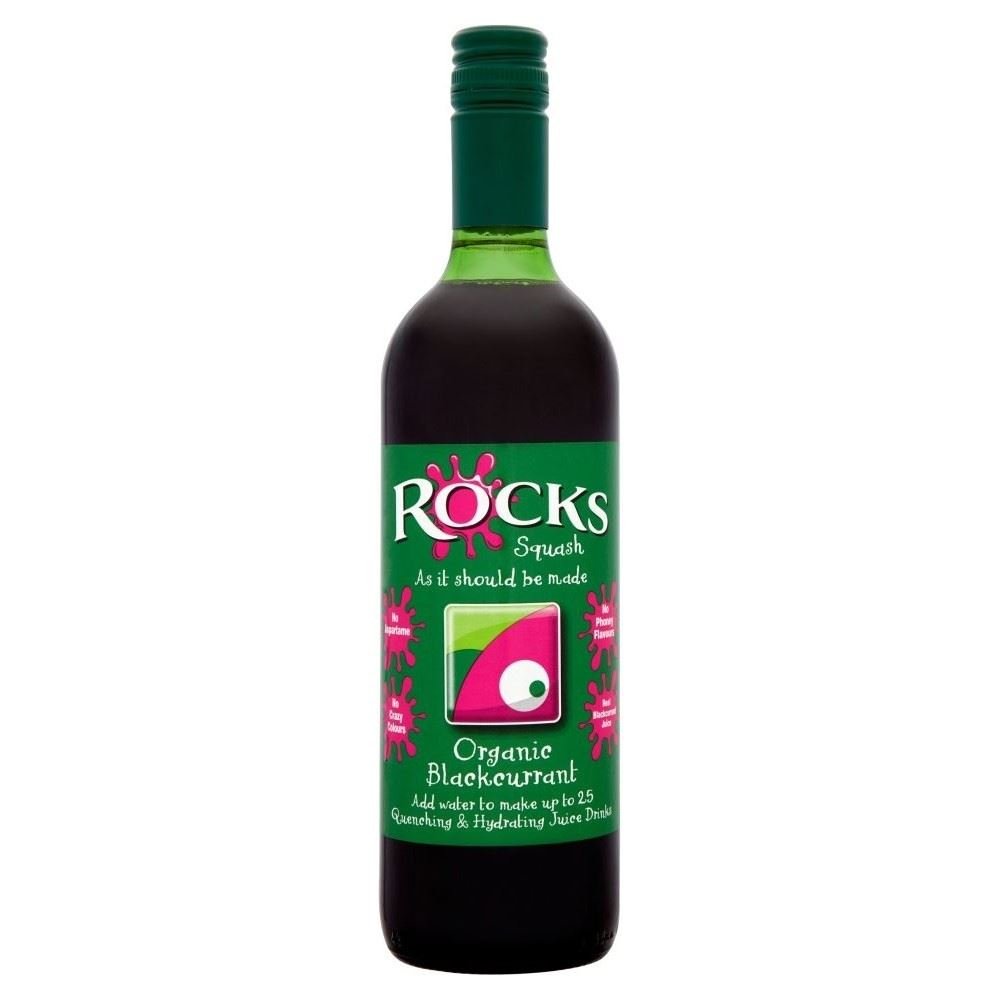 Rocks Organic Blackcurrant Squash 740ml