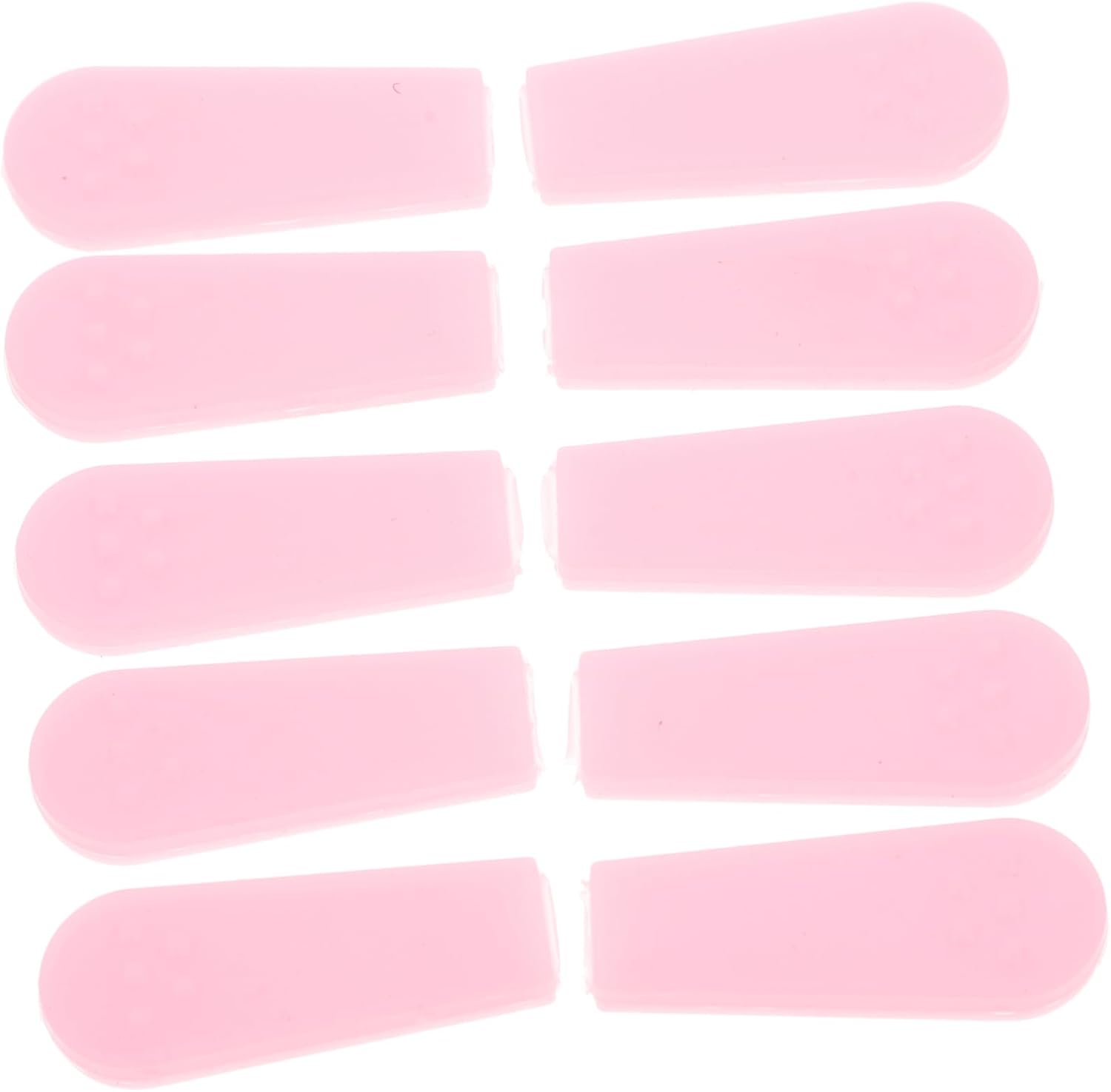 Cabilock 20pcs Non-slip Pink Claw Covers for Claw Machines Flat-type Protective Sleeves Anti-slip Particles Machine Grippers Accessories for Vending and Toy Picking