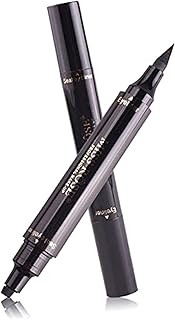 Miss Rose Brand Eyes Liner Liquid Make Up Pencil Waterproof Black Double-ended Makeup Stamps Eyeliner Pencil