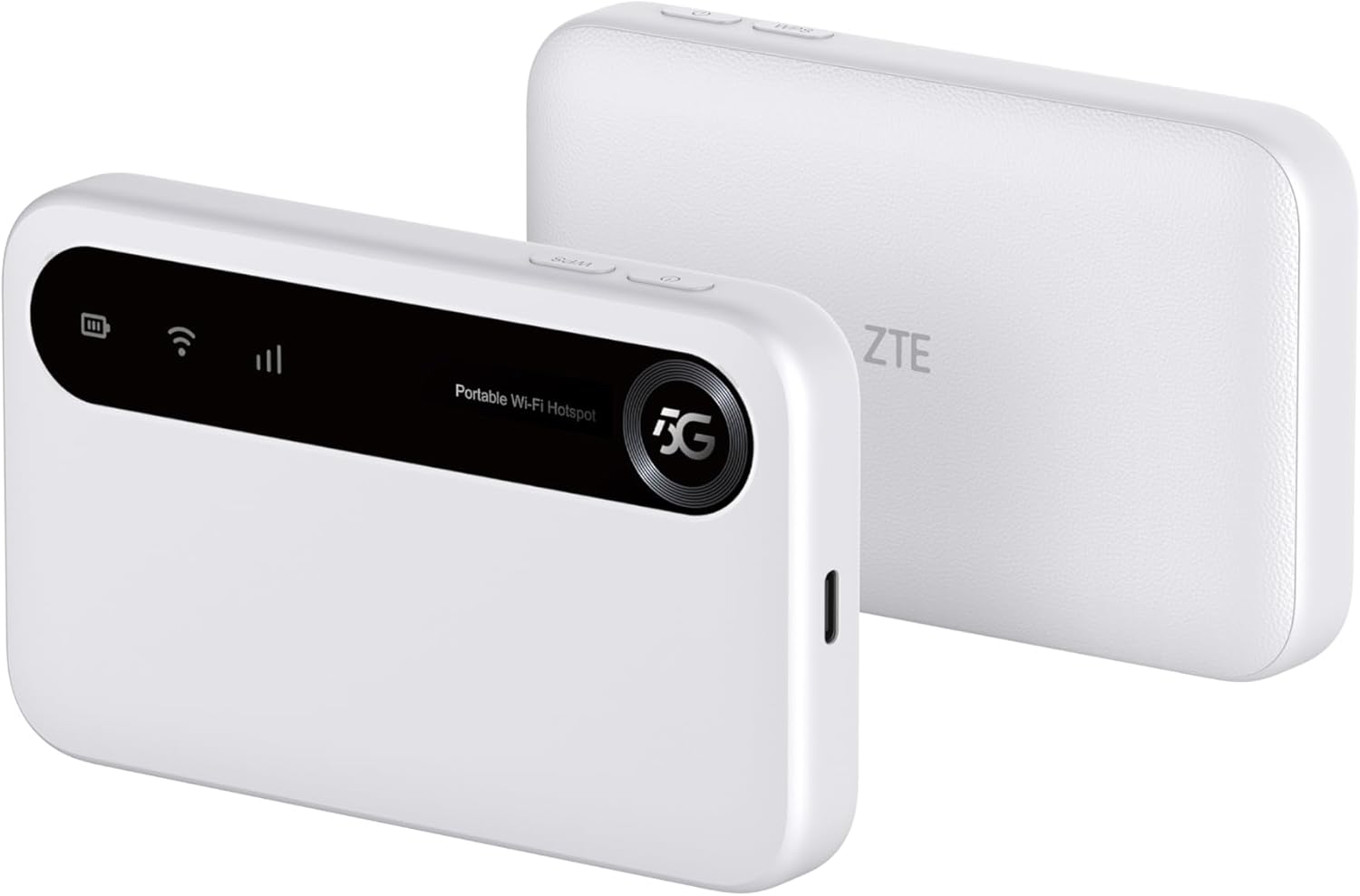 ZTE U50, 5G Portable WiFi Hotspot with SIM Slot Unlocked, Lowcost 5G Modem Router for 32 Home/Business Devices, 5G&4G+, AX1800 WiFi 6, up to 32 Devices