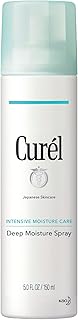 Curel Japanese Skin Care Deep Moisture Spray, Spray on Moisturizer for Dry Skin, Face Hydrating Spray with Ceramides, 5 Oz