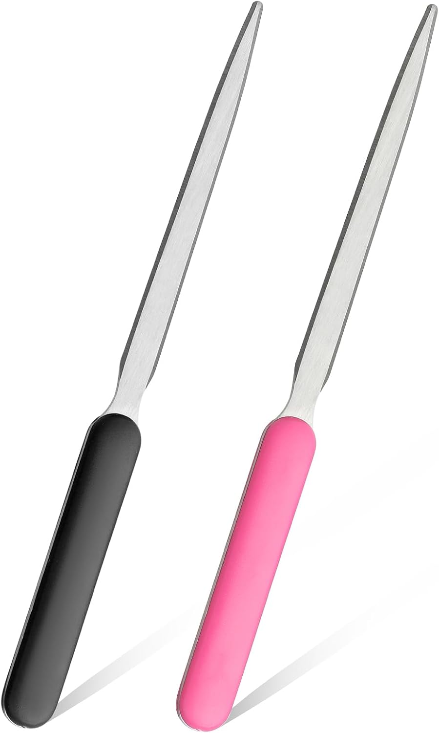 ZEYIYER 2 Pcs Letter Opener Envelope Slitter, Stainless Steel Letter Openers, Lightweight Mail Envelope Opener for Office Home School Supplies