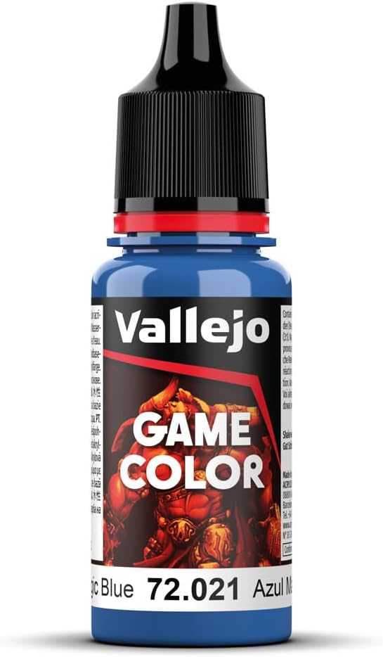 Vallejo VJ72021 Game Color 17 ml Acrylic Paint - Magic Blue