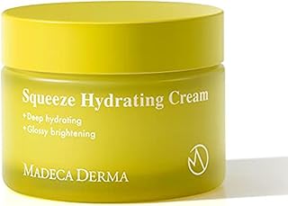 Madeca DERMA Squeeze Hydrating Facial Cream – Hydration & Brightening with Prickly Pear Cactus, Carica Papaya, and Centella Asiatica, Korean Skincare for Moisturizing & Skin Repair (1.69 fl oz)