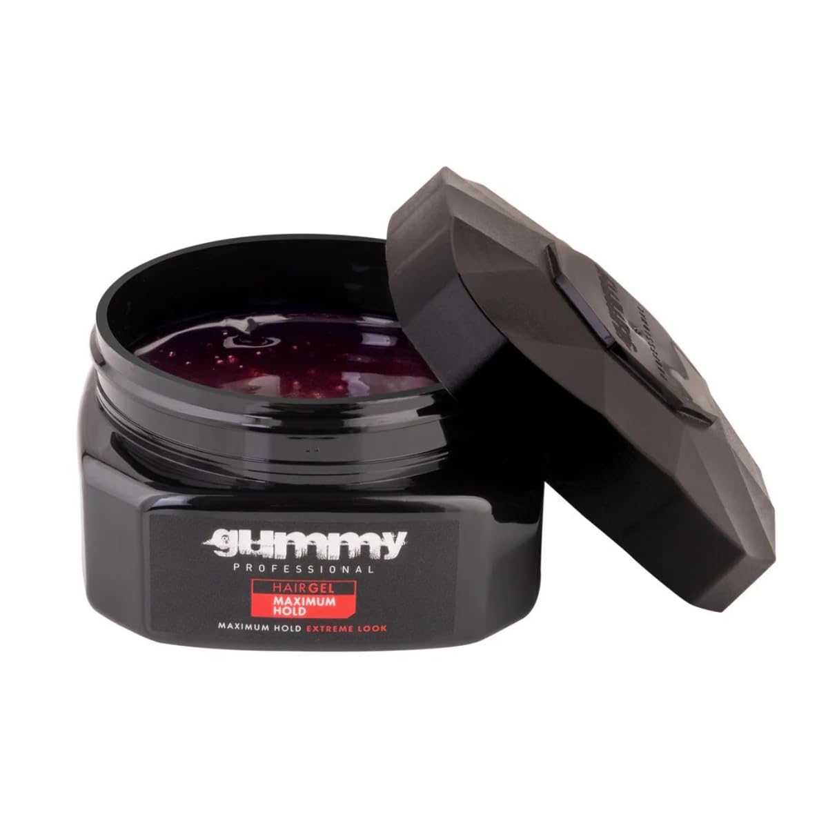 Gummy Professional Hair Gel for Men and Women – Strong Hold Styling Gel for Slick Back, Curls, Braids, Twists & Edge Control – Clear Gel for Shine, Conditioning, and Neat, Lasting Hairstyles – 220 ml