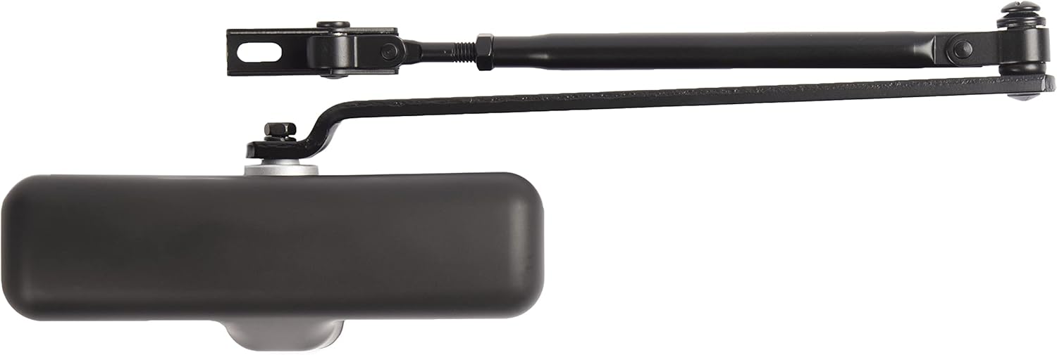 Heavy Duty Residential Door Closer UL Listed, White (Matte Black)