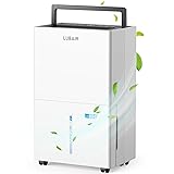 4500 Sq.ft Energy Star Dehumidifier for Home Basement, 52 Pints Large Room Dehumidifier with Drain Hose & Water Tank, Intelligent Humidity Control, Auto Defrost, for Living Room - 2024 Update