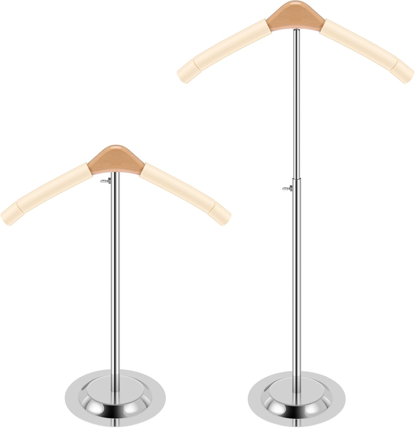 OPFYWF T Shirt Display Stand 40-70cm Height Adjustable Shoulder Shirt Rack Flexible T Shirt Display Hanger Portable Hanging Clothing Display Rack Clothes Hanger Rack for Clothing Coat Retail Vendor