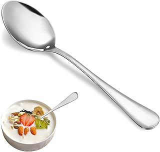 Teaspoon Set,16 Piece 6.7" Spoons Silverware,Premium Food Grade 18/10 Stainless Steel Tea Spoons,Durable Small Spoons,Good Teaspoons,Dessert Spoons,Kitchen Spoons Set,Mirror Finish & Dishwasher Safe