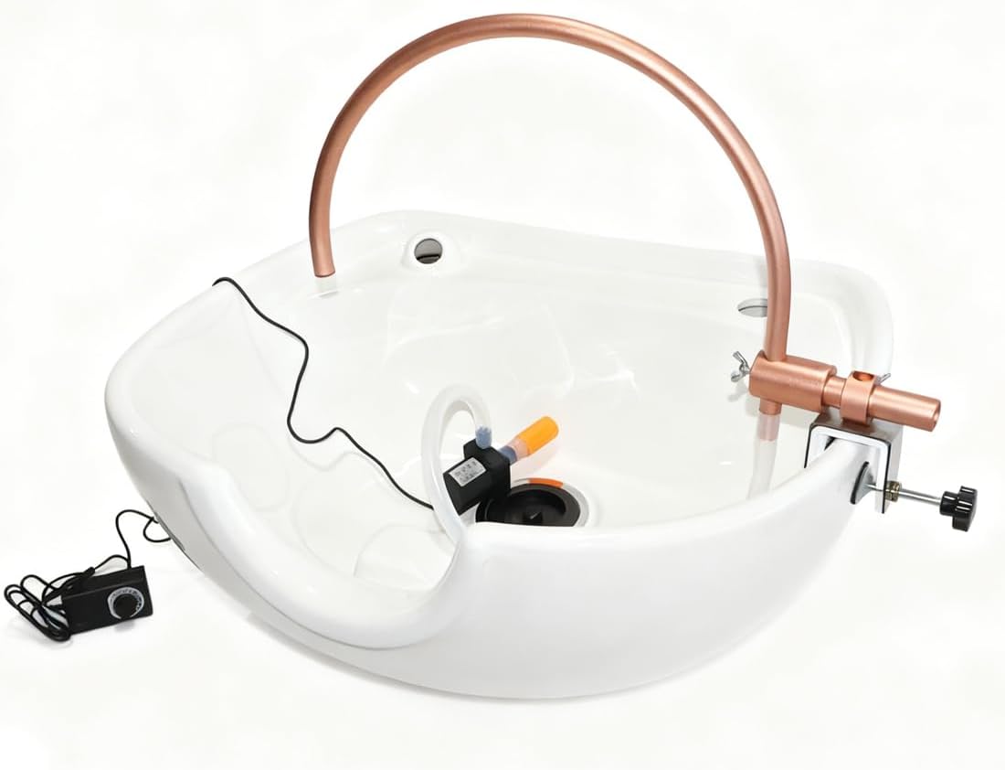 Head Spa Waterfall for Shampoo Bowl,Portable Salon & Spa Equipment,Water Circulation Tools for Hair Salon Equipment,at Home Head Spa